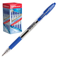 Ручка автоматическая, пишущий узел 1,0 мм, цвет чернил синий R-301 Classic Matic&Grip Erich Krause 46758