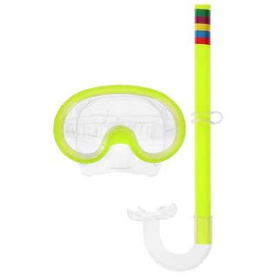 Набор для плавания детский ONLYTOP: маска, трубка, цвета МИКС