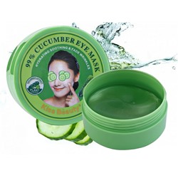Гидрогелевые патчи для глаз с экстрактом огурца Kiss Beauty 99% Cucumber Eye mask 60шт