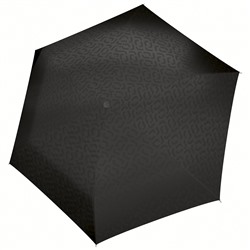 Зонт механический Pocket Mini Signature Black Hot Print