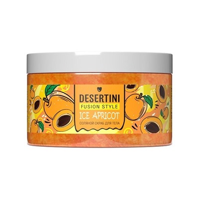 Desertini Cкраб для тела сахарный ледяной Абрикос  250 ml