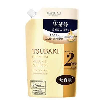 SHISEIDO Кондиционер для восстановления волос TSUBAKI Premium Repair, сменная упаковка 660 мл