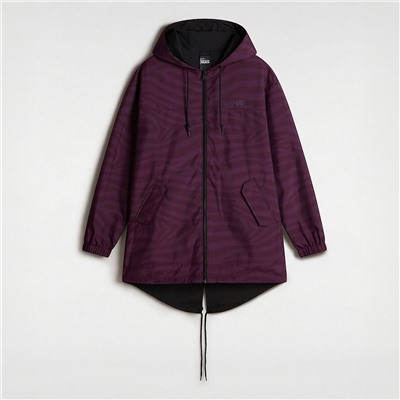 Chaqueta Mercy - reversible - violeta y negro