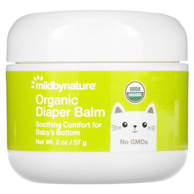 Mild By Nature, Organic Diaper Balm, 2 oz (57 g)