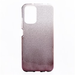 Чехол-накладка SC097 Gradient для "Xiaomi Redmi Note 10 Pro Global" (black/silver)