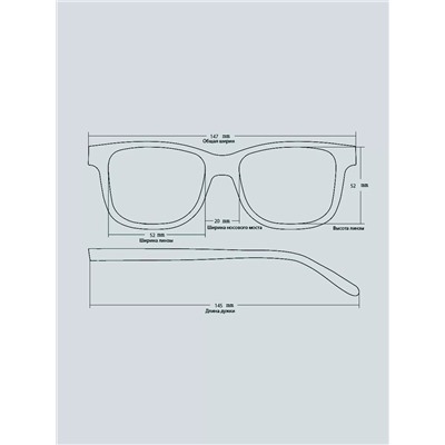 Солнцезащитные очки Graceline CF58016 Фиолетовый; Светло-серый