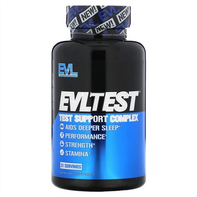 EVLution Nutrition, EVLTest, комплекс для поддержки тестирования`` 84 таблетки