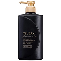 SHISEIDO TSUBAKI Premium EX Кондиционер для волос интенсивно восстанавливающий бутылка-дозатор 490мл
