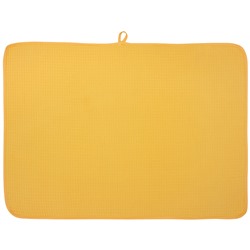 Полотенце вафельное  прямоугольное (желтое) 50*70