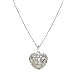 Collar con colgante - plata 925 - perlas de agua dulce - Ø de la perla: 4 - 5 mm