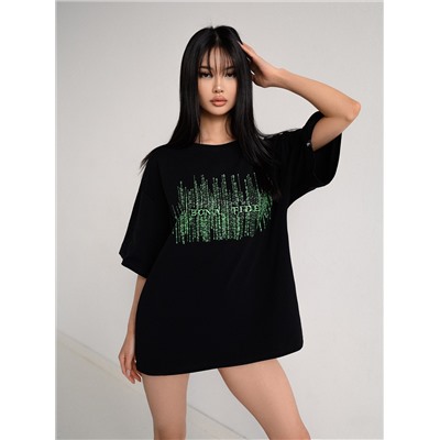 Футболка Bona Fashion: OVERSIZE T-shirt "Matrix"