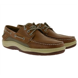 Мужские получешки SPERRY Billfish 3-Eye с системой шнуровки 360 из натуральной кожи 0799320 коричневый