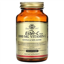 Solgar, Ester-C плюс витамин C, 1000 мг, 50 капсул