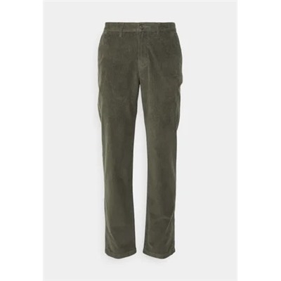 Selected Homme - SLHSTRAIGHT MILES PANTS - брюки из ткани - темно-зеленые