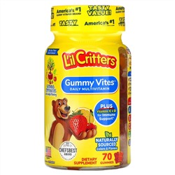 L'il Critters, Gummy Vites, полноценный мультивитаминный комплекс, 70 жевательных конфет