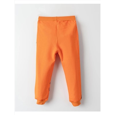 Mışıl Детские спортивные штаны для бега для маленьких мальчиков с эластичной резинкой на талии и принтом
