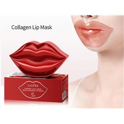 Увлажняющие патчи для губ Sadoer Cherry Collagen Moisturizing Lip Mask 20шт