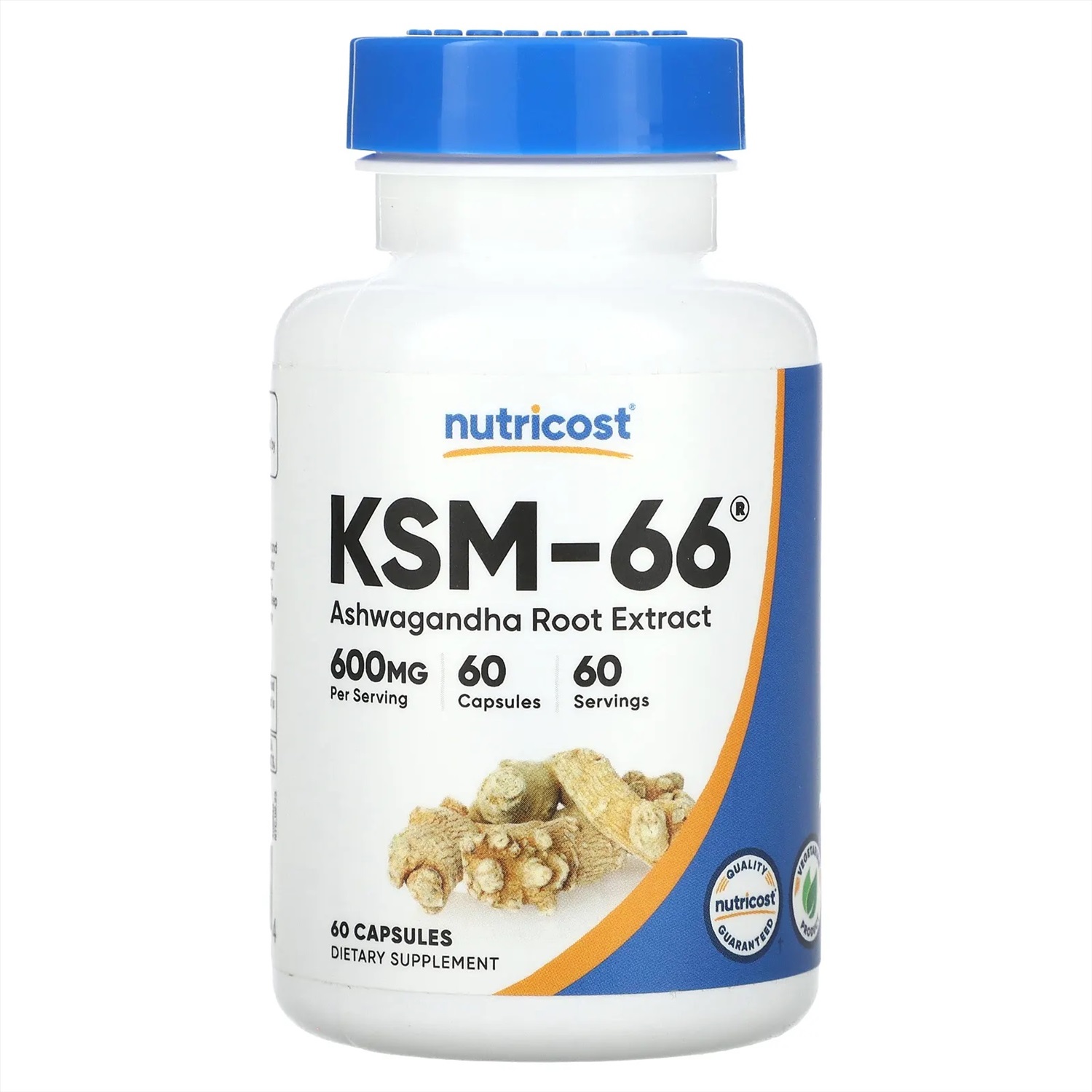 Nutricost, KSM-66, экстракт корня ашваганды, 600 мг, 60 капсул купить,  отзывы, фото, доставка - КАПУСТА │ Совместные покупки Краснодар,  Краснодарский