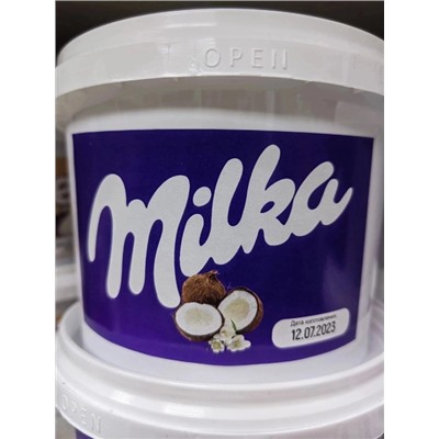 ШОКОЛАДНАЯ ПАСТА  Milka кокос МАССА НЕТТО 800г