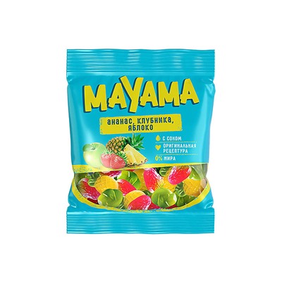 «Mayama», мармелад жевательный в форме ягод и фруктов, 170 г