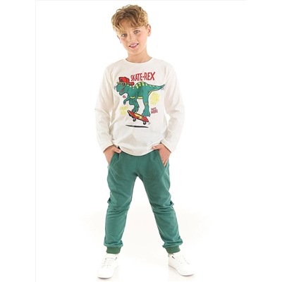 Denokids - Комплект брюк и футболки для мальчика Skate-Rex