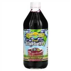 Dynamic Health, Pure Blueberry, 16 fl oz (473 ml)