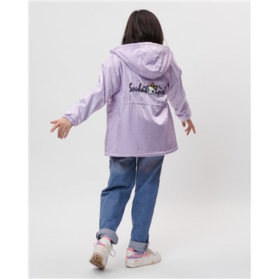 Куртка демисезонная для девочки фиолетового цвета 22001F