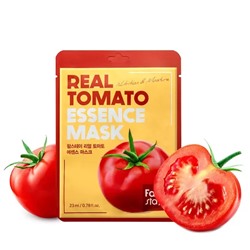 (Китай) Тканевая маска для лица FarmStay, с экстрактом томата Real Tomato Essence Mask (упаковка 10шт)