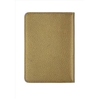 Обложка паспорт PAGE GREEN кожа флотер металлик болотный, 78475