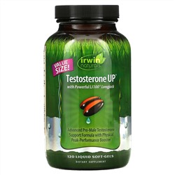 Irwin Naturals, Testosterone UP, тестостерон, 120 капсул с жидкостью