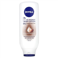 Nivea, Лосьон для тела для использования в душе, масло какао, 13,5 жидк. унц. (400 мл)