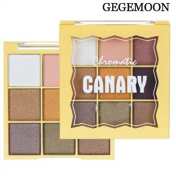 Тени для век Gegemoon Canary Eyeshadow 9 color