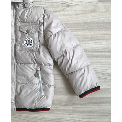 М.17-62 Куртка Moncler бежевая  (98,104,110,116,122)