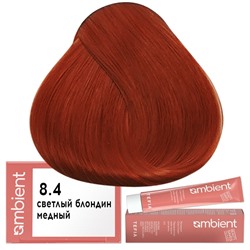 Крем-краска для волос AMBIENT 8.4, Tefia