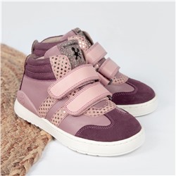 Biomecanics - sneakers altas - cuero - rosa