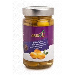 Оливки "Maroli" 320 гр фаршированные лимоном 1/12 стекло