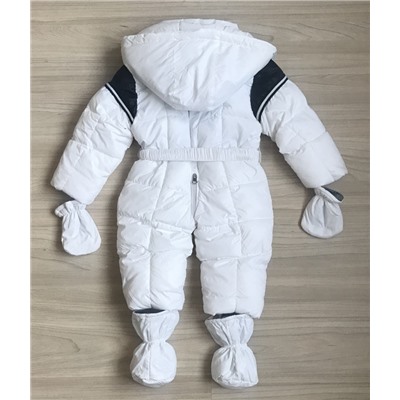 М.1707 Комбинезон Moncler белый (68,74,80,86)