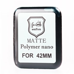 Защитная пленка TPU Polymer nano для "Apple Watch 42 mm" матовая (black)