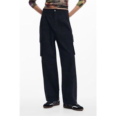 Cargo pants with M. Christian Lacroix print