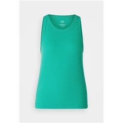 GAP - HIGH NECK TANK - топ - темно-зеленый