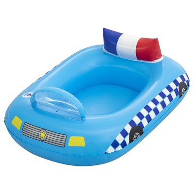 Лодочка надувная Funspeakers Police Car Baby Boat, 97 x 74 см, со встроенным динамиком, 34153