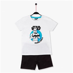 Star Wars - pijama de 2 piezas - 100% algodón - blanco