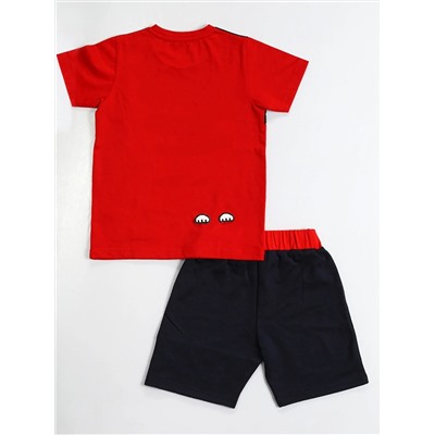 Комплект красных шорт для мальчика Casabony Monster