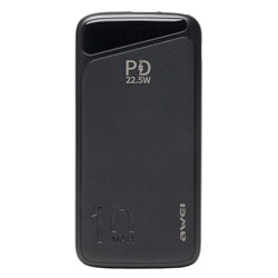 Внешний аккумулятор Awei P103K 10000 mAh PD+QC3.0 (USB*2/USB Type-C) (black)