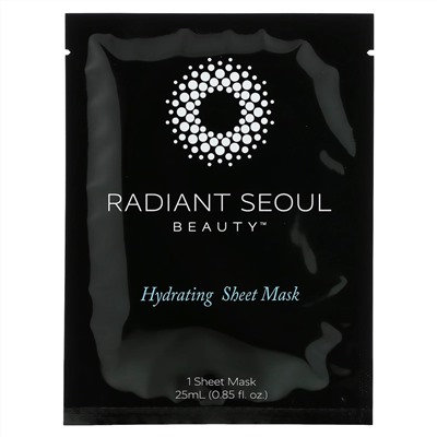 Radiant Seoul, Hydrating Beauty Sheet Mask, 5 Sheet Masks, 0.85 fl oz (25 ml) Each