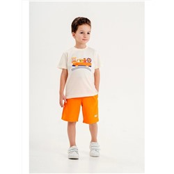Mışıl Kids Футболка и шорты для маленьких мальчиков с круглым вырезом, упаковка из 2 штук