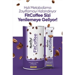 Nutriful Fitcoffee Prebiyotik,Hindiba ve Menengiç Yağ Yakımına Yardımcı Diyet Kahvesi 30X10gr
