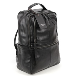 Мужской кожаный рюкзак Dierhoff DF-3308 Блек