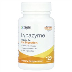 Houston Enzymes, Липазим, 120 капсул