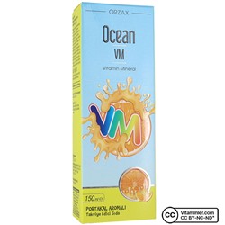 Orzax Ocean Vm Витаминно-минеральный сироп со вкусом апельсина 150 мл
